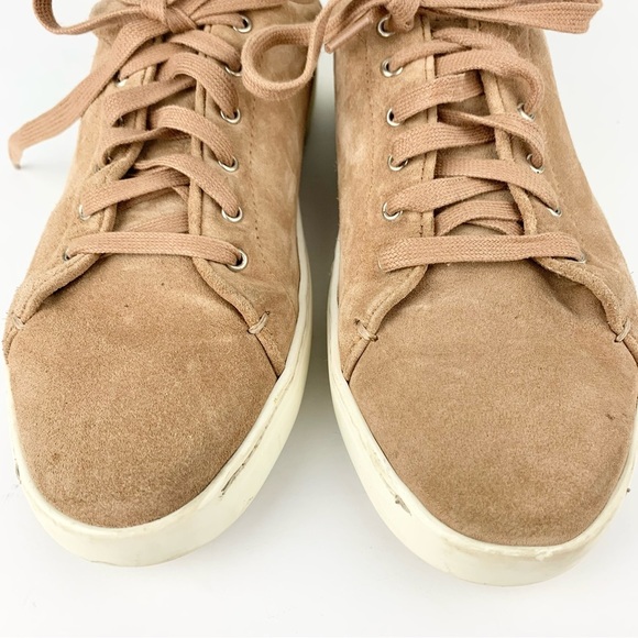 Rag & Bone Kent Suede Lace Up Sneakers Macaroon 37.5 - Picture 4 of 12